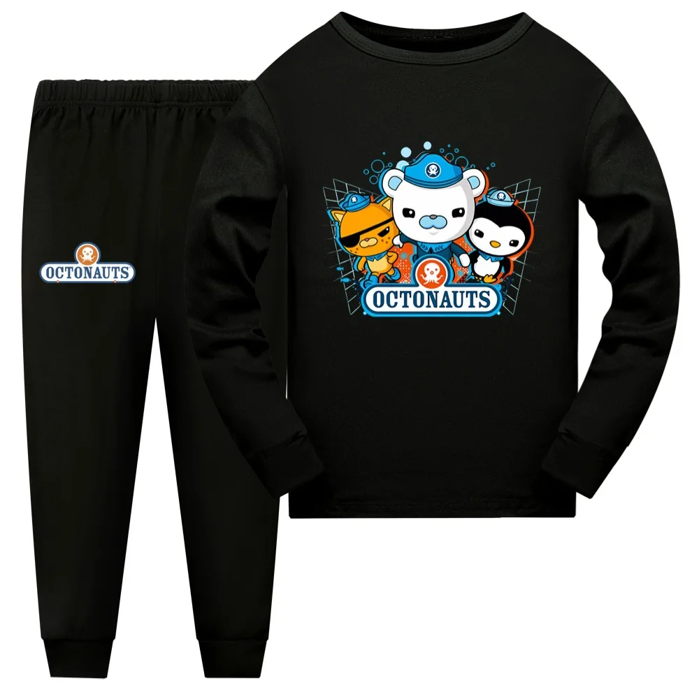 New Cartoon Octonauts Kids Spring Autumn Pajamas Baby Boys Girls