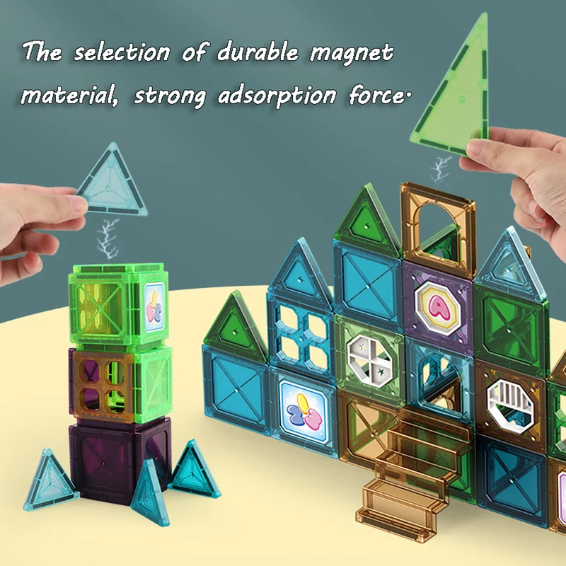 Magnetic Building Blocks Construction Set for Kids