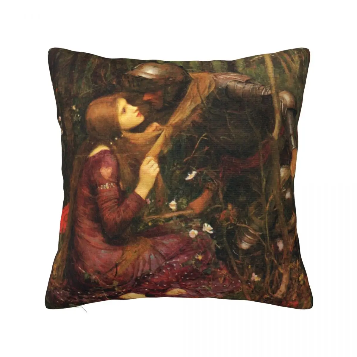 

La Belle Dame sans Mercy - John William Waterhouse Throw Pillow Pillow Case Custom Cushion Photo sleeping pillows Couch Pillows