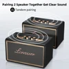 Lonzuer Class D Amplifier 80W Wireless Bluetooth Speaker 2.1 Channel Wooden For Home Subwoofer Desktop Sound Audio Speaker 5