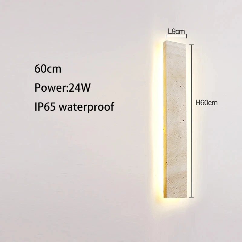 thumbnail image 1 of CX124AY Lámpara de pared LED impermeable, tira de luz de piedra para exteriores, jardín, ambiente a prueba de lluvia, patio, entrada de la casa, iluminación del patio, 1 of 5