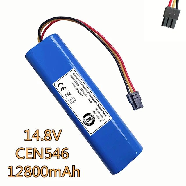 For CECOTEC CONGA 3090 3091 3092 1690 1890 2090 Robot Vacuum Cleaner  Battery Pack Replacement Accessories 14.4 Volts 12800mAh