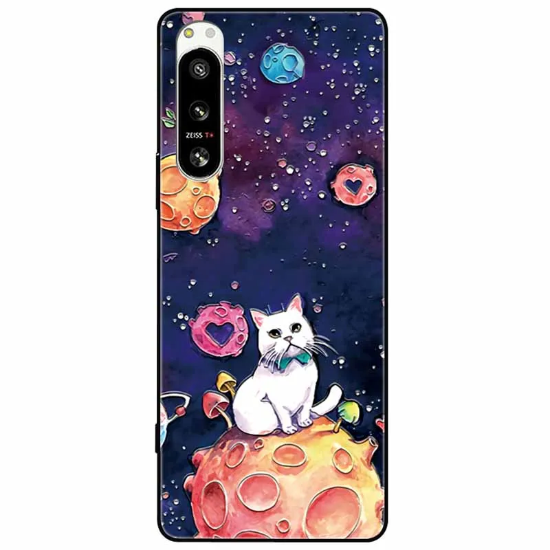 Cute 3D Embossed Relief Soft Silicone Back Cover with Cartoon Design