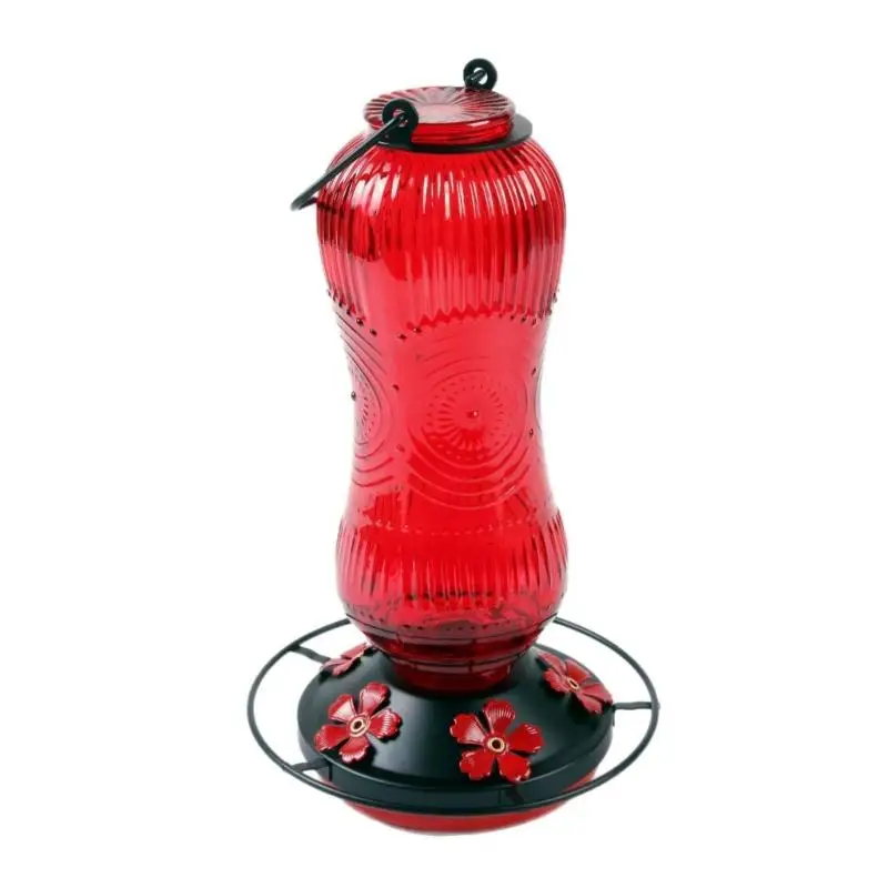 760 Glas Hummingbird Feeder große Kapazität Freien Freien Wasserspender mit breiter Öffnung für einfache Wartung D2rd – Detail 9