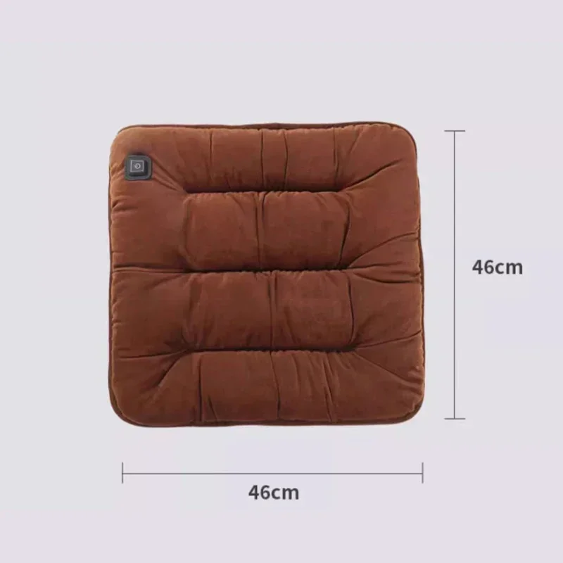 Adjustable Temperature Car Heated Seat Cushion Graphene Plush Seat Cushion 12V Universal Warm USB Heating Seat Cushion