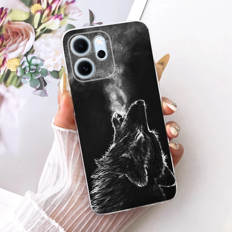 Colorful Flowers Painted Soft Slim Phone Case Cover
