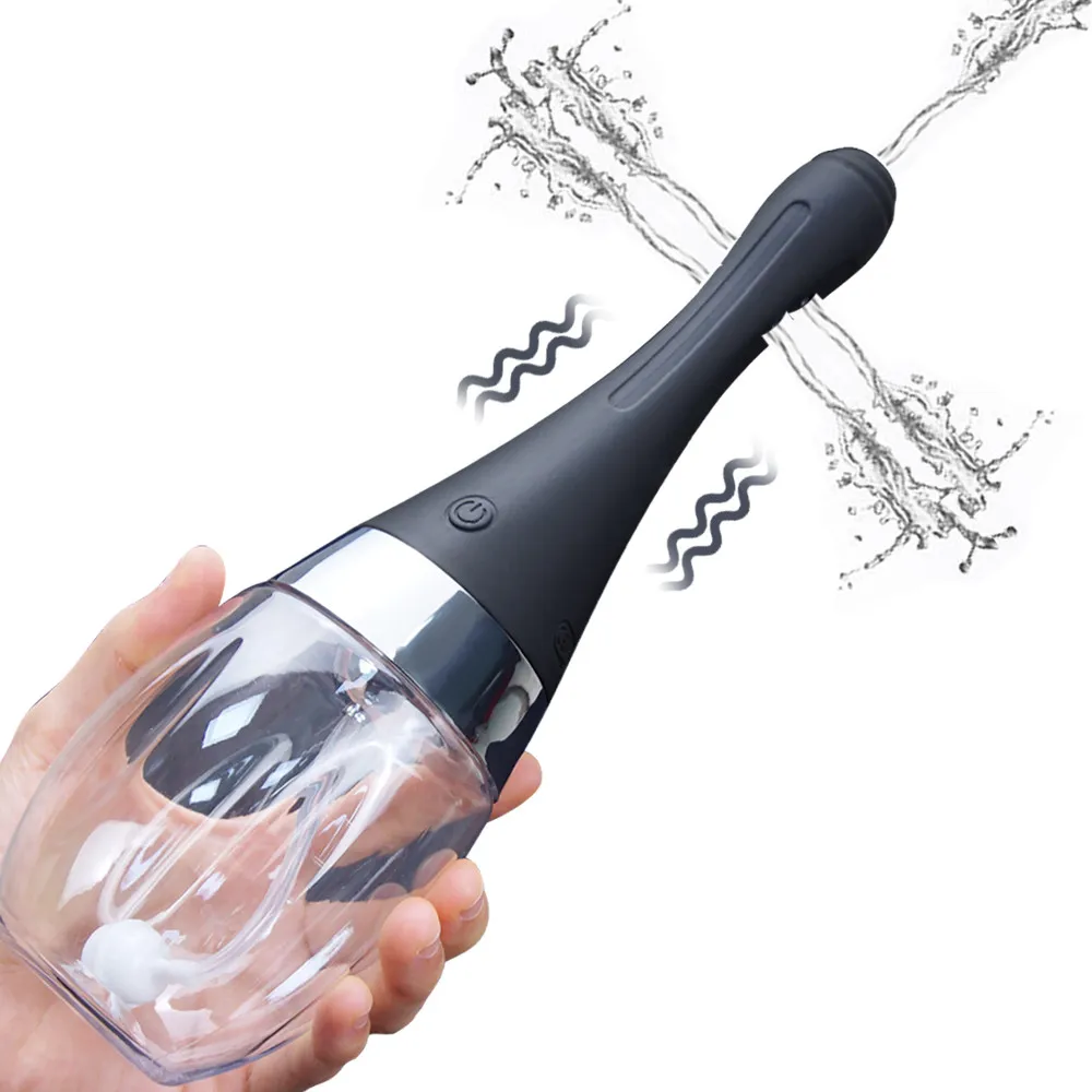 Nettoyantanalensiliconepourhommesetfemmeslavementautomatiqueoutilvaginalpriseanale