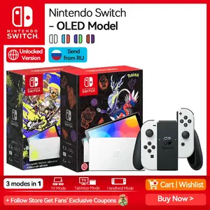 NEW Nintendo Switch OLED Pokemon Scarlet & Violet + MARIO PARTY BUNDLE &  MORE 45496597399