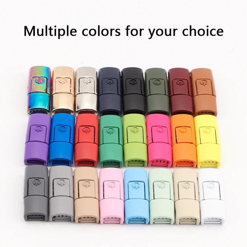 Vibrant No-Tie Elastic Shoelaces with Metal Lock - Convenient and Stylish Footwear Accessory