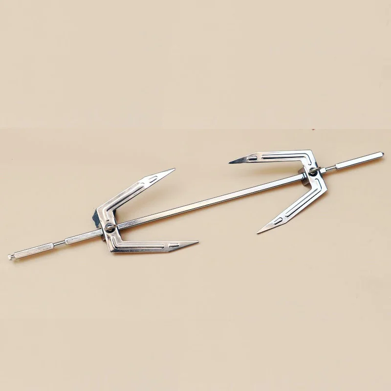 Rotisserie Accessories BBQ Grilled Spit Chicken Fork Steel Roast Chicken Skewer Air Fryer Fork For Kitchen Oven Cook Utensil