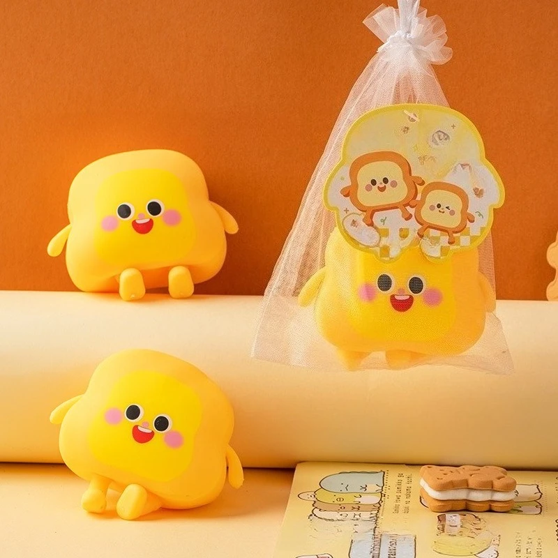 Super Soft Bread Man Anti Stress Squishy Toys Slow Rebound Venting Balls Sensory Squeeze Fidget Toy For Adults Kids Party Favors