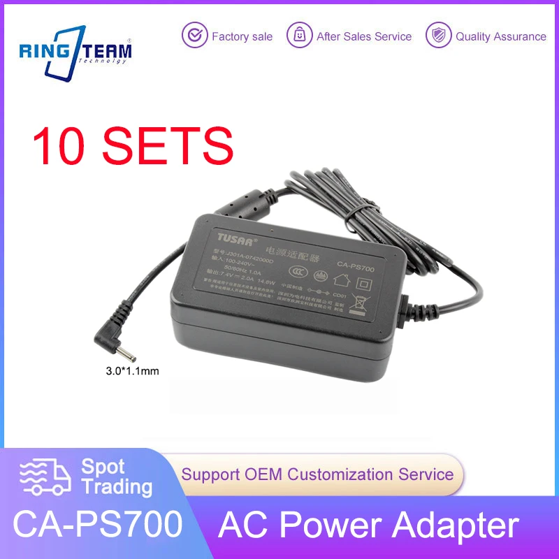 

10 комплектов/партия, адаптер питания переменного тока для фотоаппаратов Canon EOS Powershot S1 S2 S3 S5 SX1 SX10 SX20 Elura 50 60 65 70 80