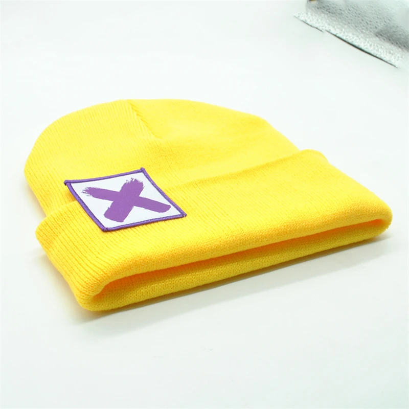 Game VALORANT Killjoy Cosplay Costume Hat Knitted Winter Warm Yellow Green Beanie Hip Hop Cap Unisex Prop Accessories Gifts