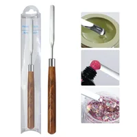 Taking Nail Glue Color Mixing Stick Wooden Halo Dyeing Stirring Bar Nail Gel Picker Painting Multifunctional Pen Manicure Tool 1