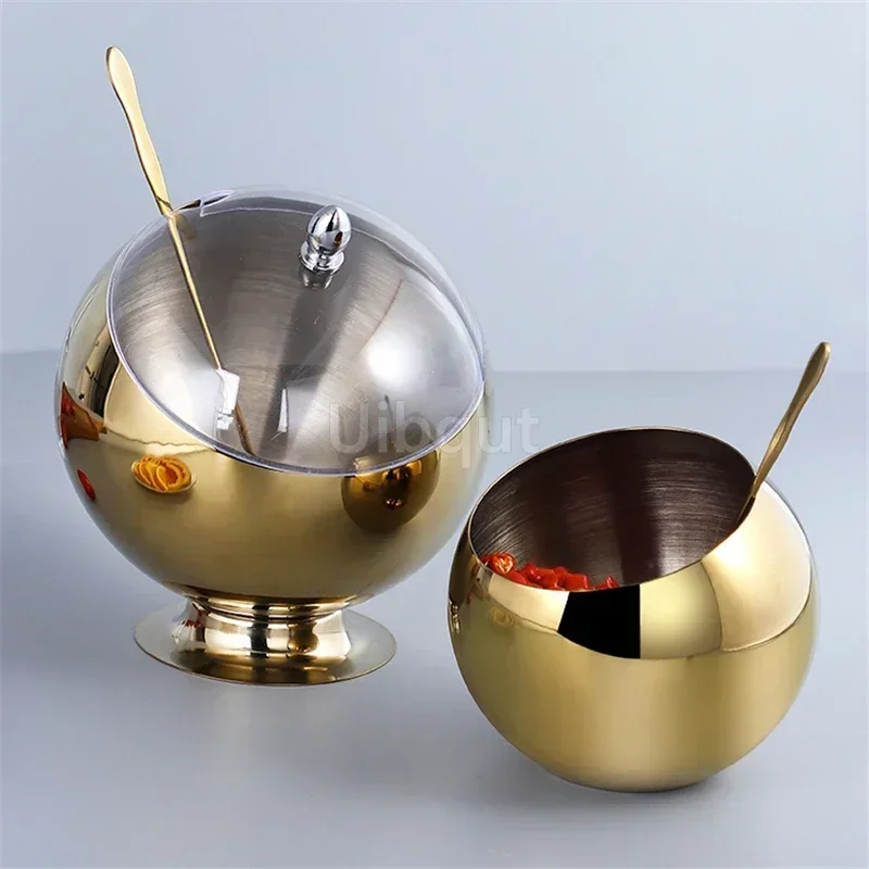 Premium Stainless Steel Sauce Bowl with Lid