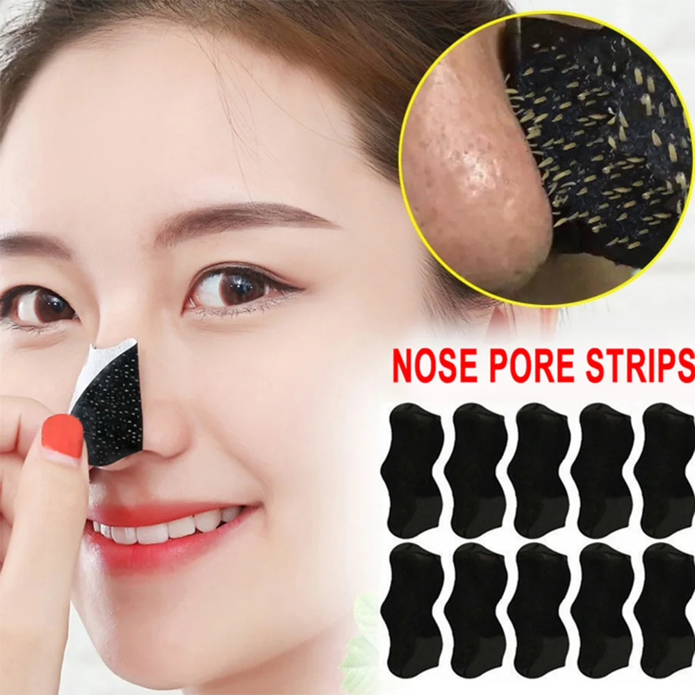 

20 Pcs Nose Blackhead Remover Mask Nasal Strips Black Head Nose Dot Spot Peel Off Sticker Face Acne Whitehead Pore Cleaner Mask