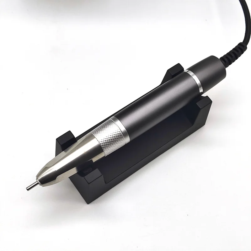 블랙 컬러 35000 RPM 휴대용 데스크탑 충전식 브러시리스 네일 드릴 E-파일 (살롱용)
