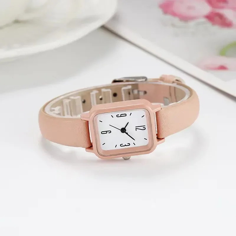 Small Watches Female INS High Beauty Student Party Korean Edition Simple Retro Sen Square Harajuku Academy Style