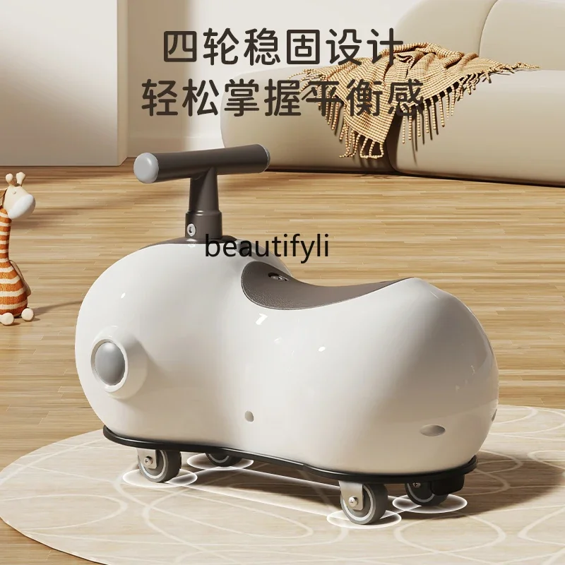 Twist car children 1-3 years old yo-yo car anti-rollover rocking one-year-old baby toy