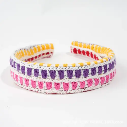 NEW Knitted Headband Bohemian Style Summer Seaside Vacation Handmade Head Band Hair Accessories for Women Girls - Image 15