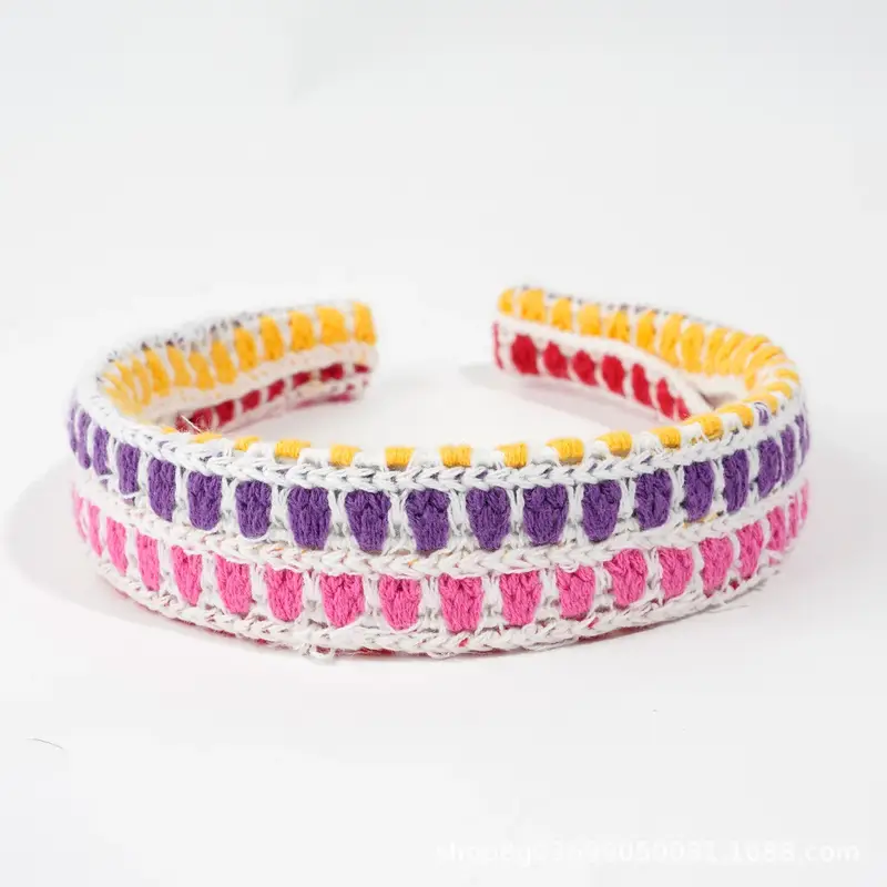 NEW Knitted Headband Bohemian Style Summer Seaside Vacation Handmade Head Band Hair Accessories for Women Girls - Image 15