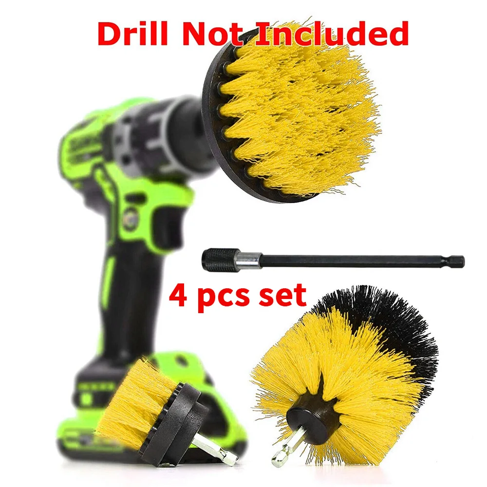 ElectricDrillBrushAttachmentSetPowerScrubberWashKitchenTool