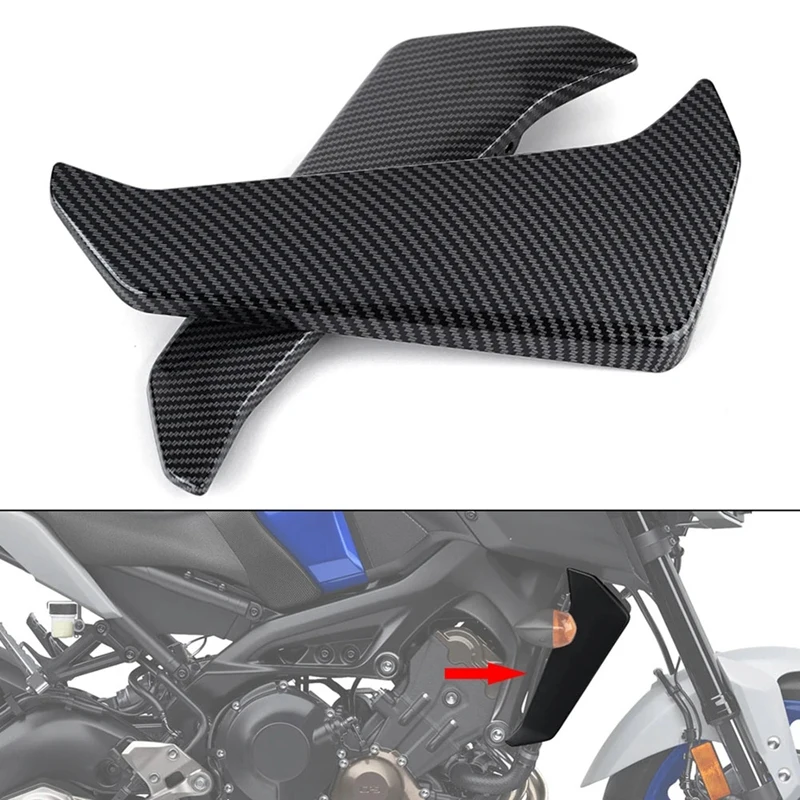 

Motorcycle Radiator Side Panels Protector Cover Fairing For Yamaha MT09 MT-09 MT 09 2017-2020 Replacement Parts