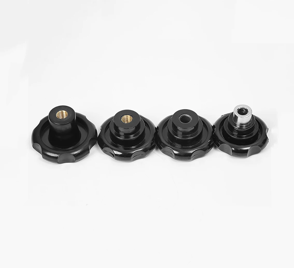 1Pcs Bakelite Round Corrugated Handwheel M8-M12 Machine Tool Handle Six-Star Wave Wheel Hand Tighten Nuts CNC 3D Printer
