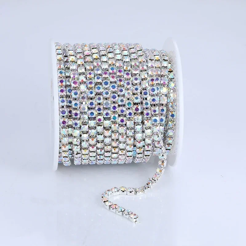 Colorful Crystal Rhinestone Trim Chain