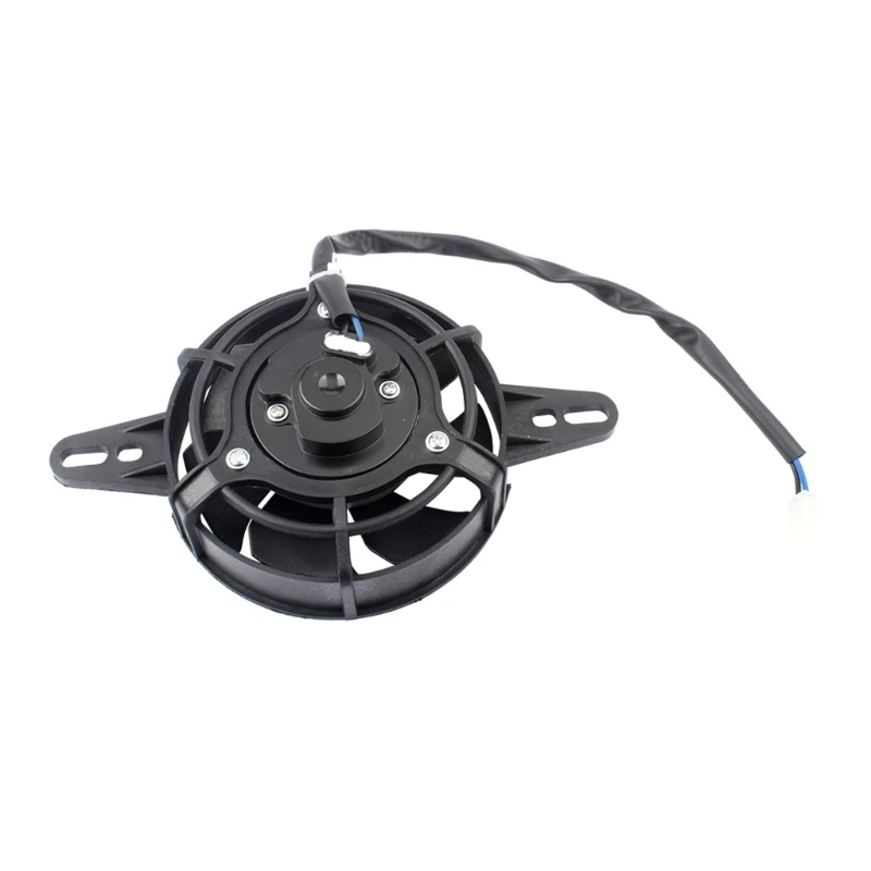 Motorcycle Oil Cooler Water Cooler Electric Radiator Cooling Fan Simple Installation Plastic fitting for 150-250cc