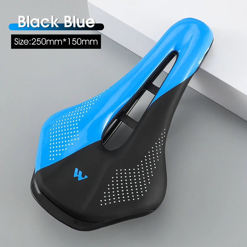 WEST BIKING Ergonomic Bicycle Saddle - Comfortable, Wear-Resistant PU Leather Cycling Seat Cushion