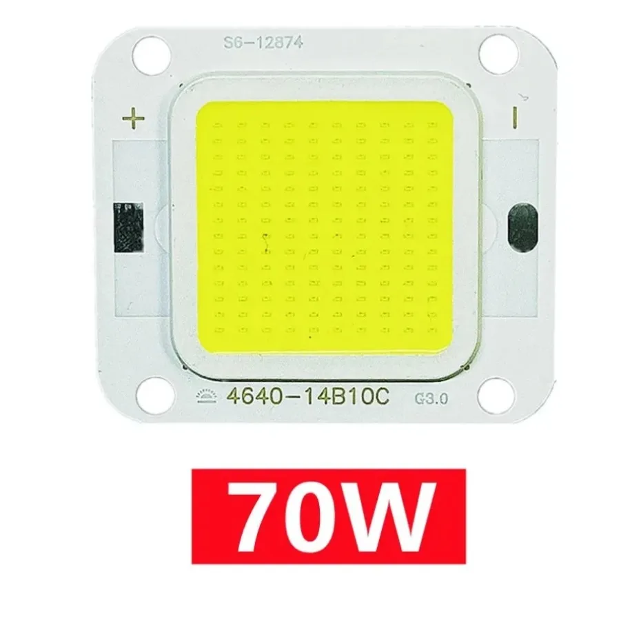 UooKzz LED COB Chip 10W 20W 40W Super Power 50W 60W 70W For DIY Floodlight Spotlight Bulbs Diode LED Ceiling Light Lamp Source