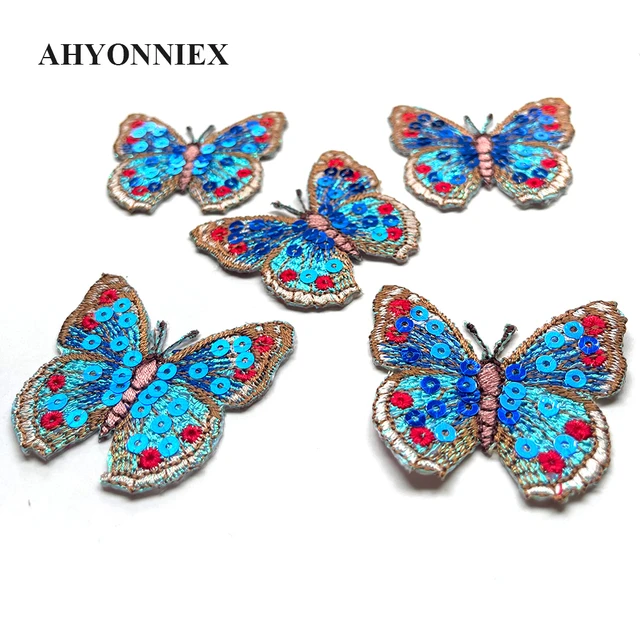 Small Embroidered Patches Butterfly  Patches Clothing Butterfly - 2pcs  Butterfly - Aliexpress