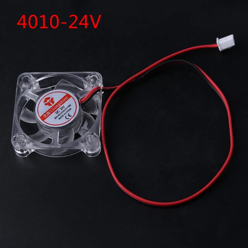 2510 3010 4010 Cooling Fan LED 12V 24V Silent Luminous Hydraulic Bearing Quiet Cooler heatsink 3D Printer Parts |