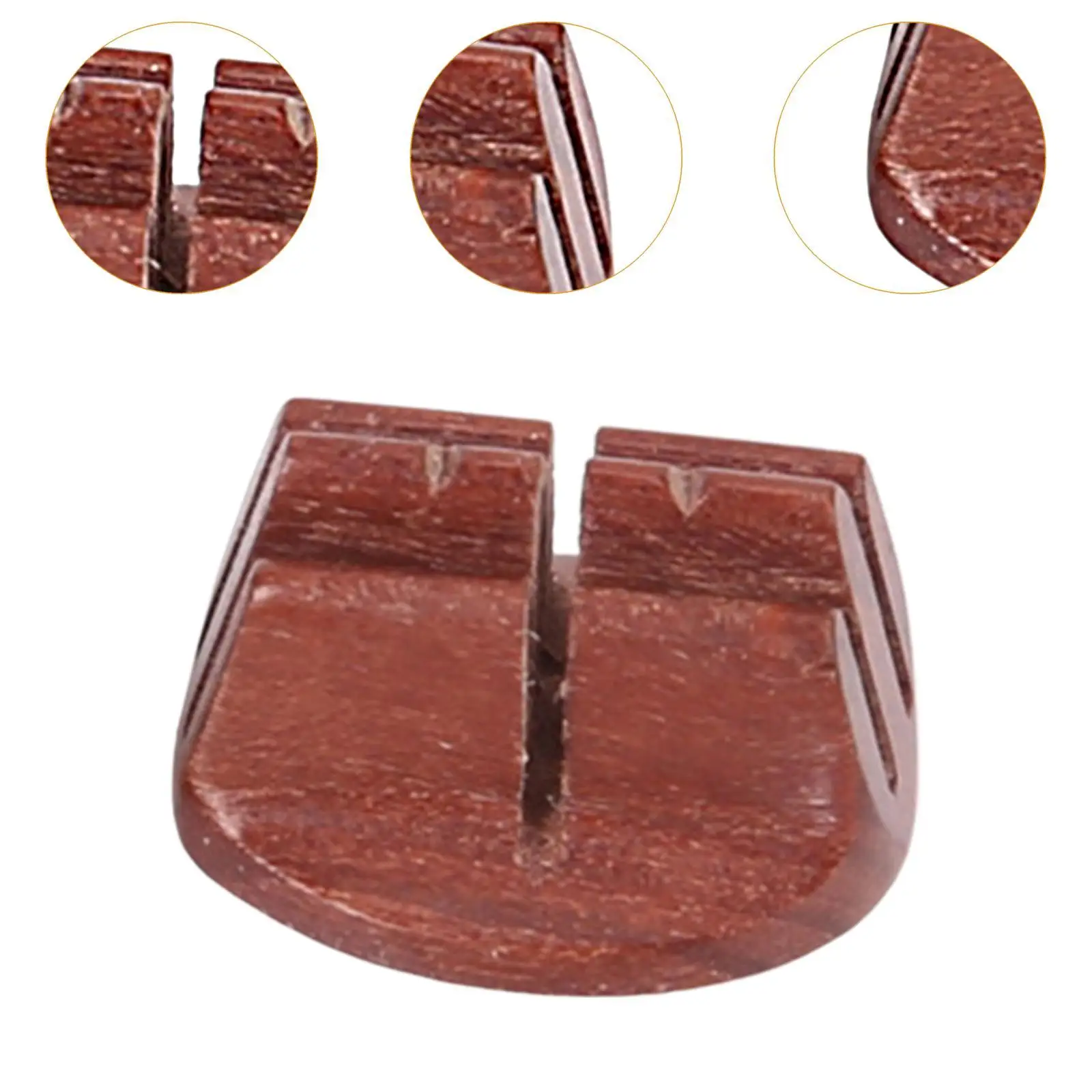 Chinese Erhu Bridge for Sound Performance Portable Replacement Wood Erhuqin Code for Player Chinese Erhu Parts Music Accessories