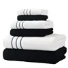 6/8PCS Bath Towel Set Adult Bathroom Cotton Super Absorbent 2 Wash Towel 2 Hand Towel 2 Bath Towel Hotel Spa Beauty Salon Grey 2
