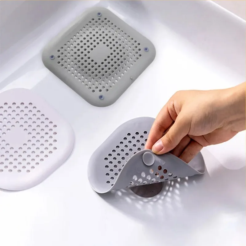 Hair Filter Sink Anti-blocking Strainer Bathtub Shower Floor Drain Stopper Sewer Outfall Filter Bathroom Accessories shower drain plug,shower drain,floor drain filter,shower sink strainer,sink drain strainer,bathtub stopper,floor drain strainer,basin drain cover,floor drain,bathroom water stopper