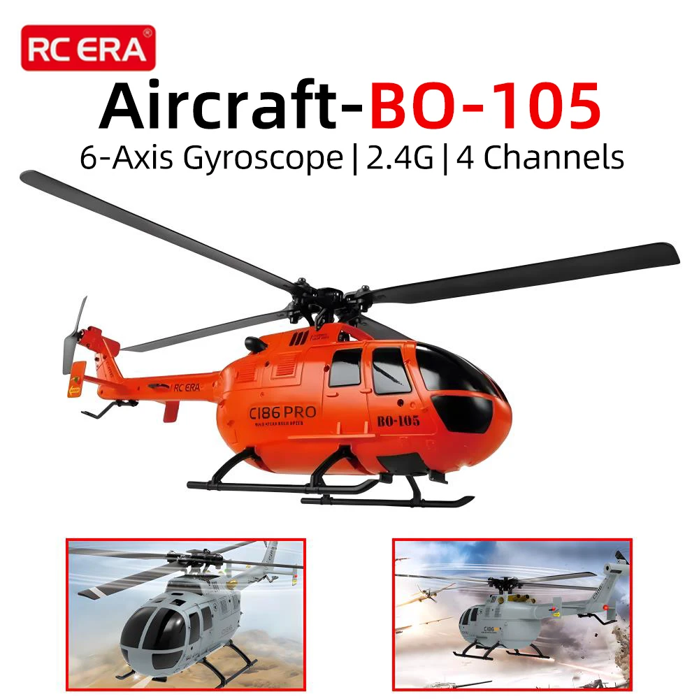 RC ERA BO-105 헬리콥터 1:48 4채널 15분 비행 C186 RC 항공기