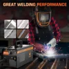 HZXVOGEN MIG 145A Semi-Automatic Welding Machine for Gasless Iron Soldering Portable No Gas MIG Inverter Welder Flux Cored Wire 6