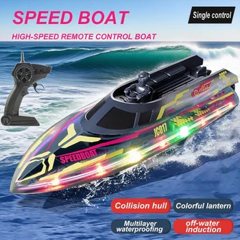 Bateau RC 2.4GHz étanche télécommande bateau de course 15 km/h