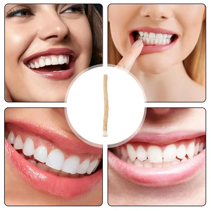 Disposable Toothbrush Miswak Stick Fresh Natural Tootbrushes Misvak Arak Siwak Tradational Healthy Natural Tooth Scrub Brightener for Oral Health