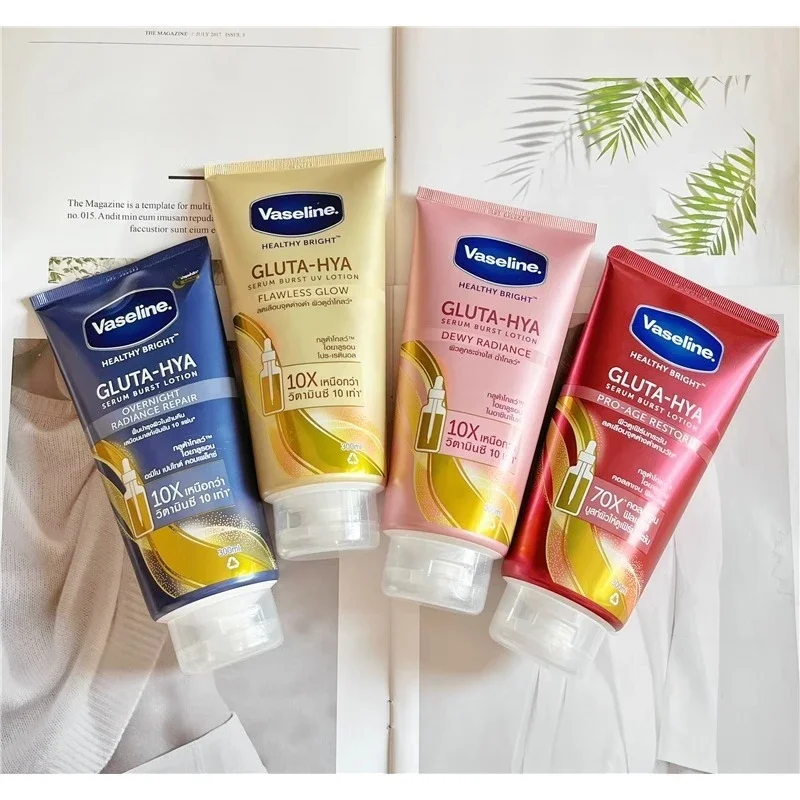 Body Lotion Cream Freckle Whitening Cream 4 Color Night Lotion Moisturizing And Refreshing Glutathione Niacinamide Whitening 300ml