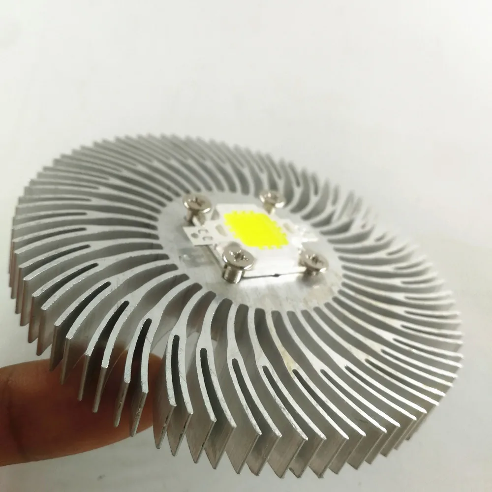 Round LED Heatsink Radiator Aluminum 10W Heat Sink Radiator for Household Lamp Radiator Replaceable