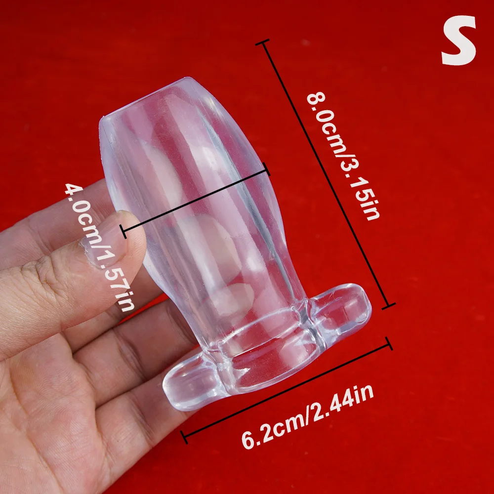 Tunnel Ass Stretcher Hollow Butt Plug See Through Anal Plug Spreader,Analplug Buttplug,Sex Toys for Couples