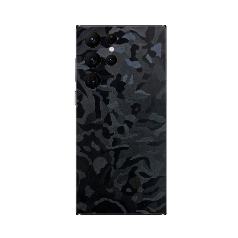 3D Camo Crocodile Snake Skin Film Wrap Skin Phone Back Sticker Per Samsung Galaxy S23 Ultra S22 + S21 Fe Note 20 A52 A53 A73 5G