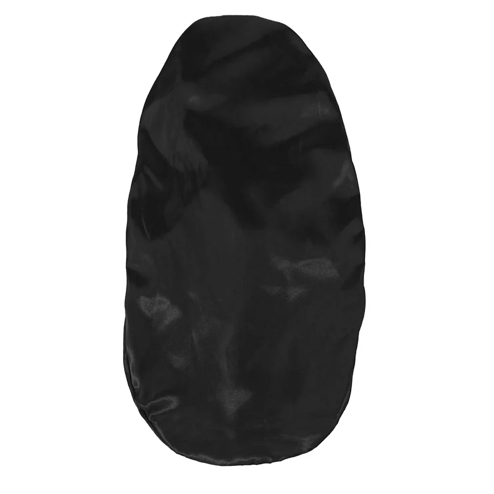Women Bonnet Satin Sleeping Hat Long Tail Braid Hair Night Sleep Cap Head Cover Bonnets Shower Caps for Sauna Bathing Bonnet 5