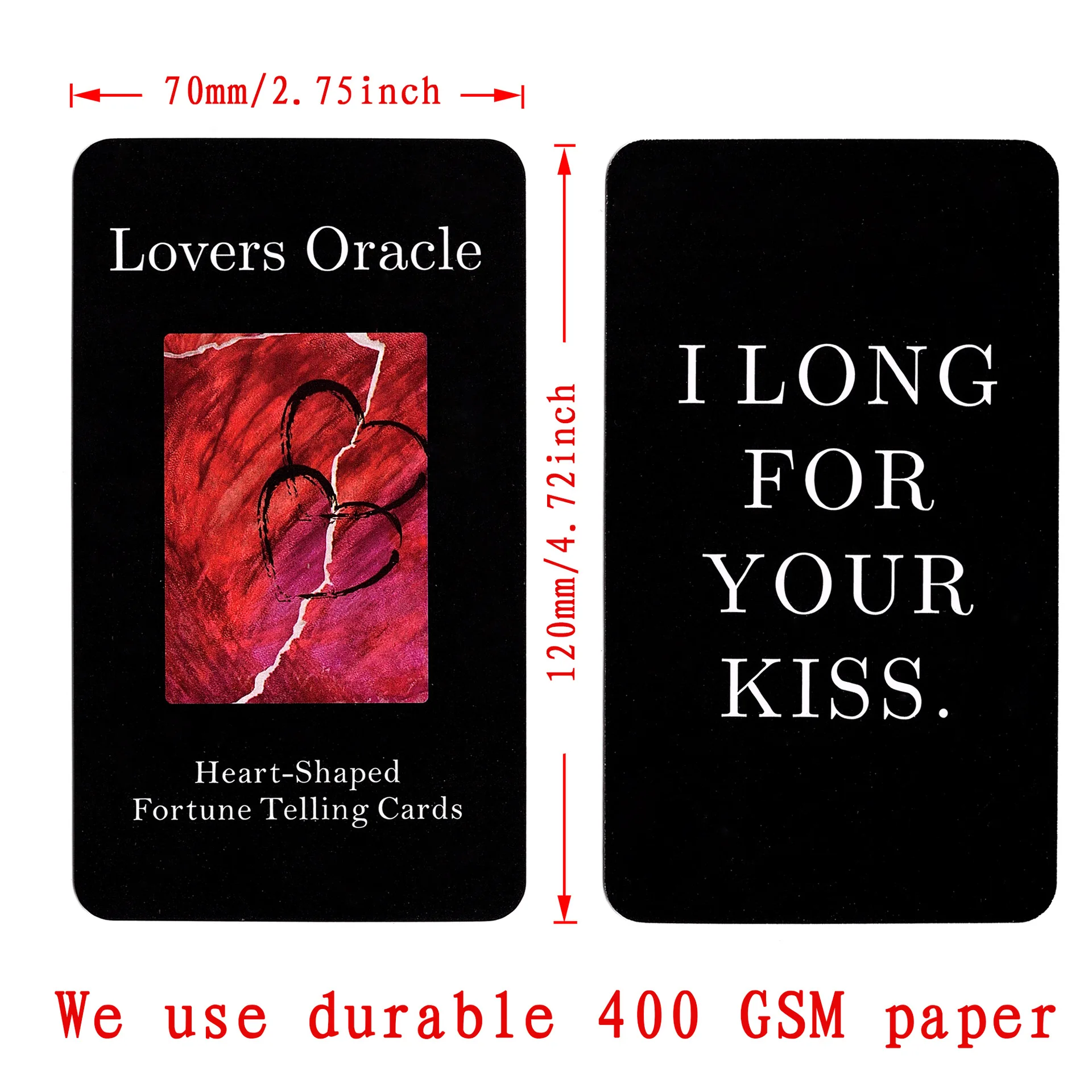 

12x7cm Large Tarot Cards Deck Lovers Oracle Cards Witchcraft Supplies for Altar Divination Party Entertainment Card Games