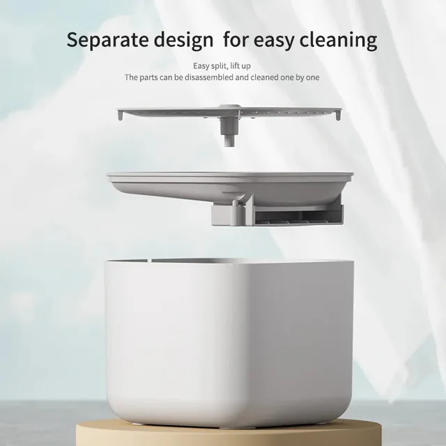 101oz/3L Pet Water Fountain Automatic Induction Circulating Filtering Cat Water Drinker USB Electric Mute Cats Water Dispenser 4