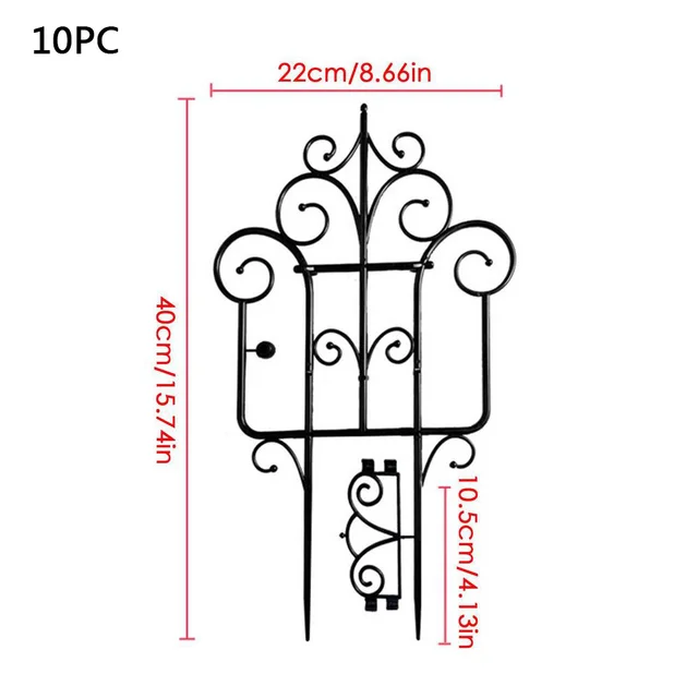 10Pcs black