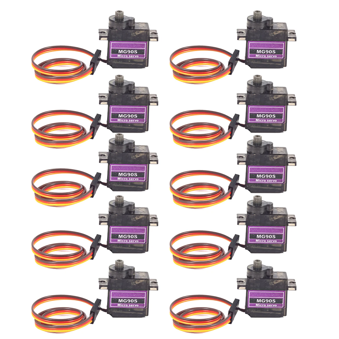 4/5/10/20 pcs/lot SG90 upgraded version MG90S 9g Servo Rc Helicopter Plane Boat Car MG90 9G Trex 450 RC Robot